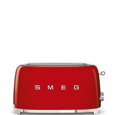 Smeg TSF02RDEU - серія 50'S RETRO STYLE - Тостер електричний на 4 тости (2х4), колір червоний TSF02RDEU фото