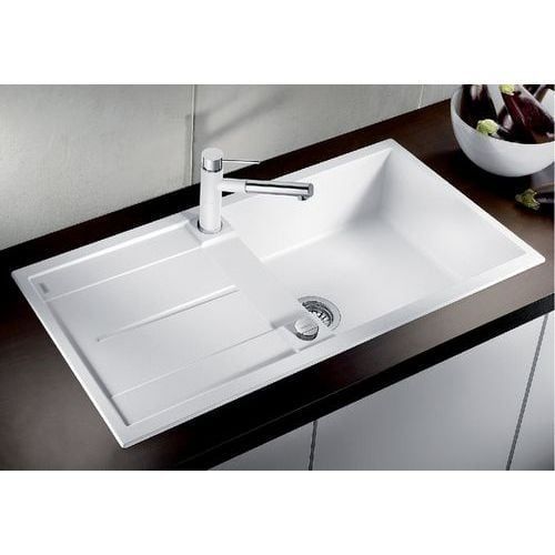 Кухонная мойка Blanco METRA XL 6 S Silgranit&reg; цвет темная скала склапаном-автоматом (518881) монтаж на столешницу 518881 фото