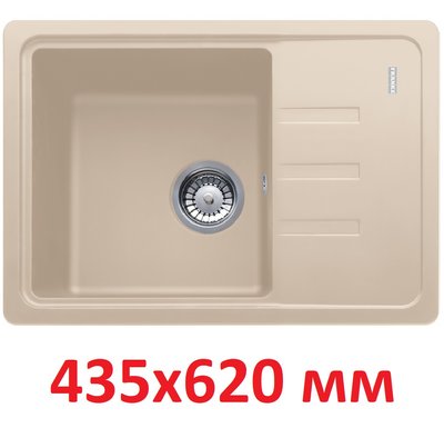 Кухонна мийка Franke Malta BSG 611-62 (114.0375.045) гранітна - врізна - оборотна - колір Бежевий 114.0375.045 фото