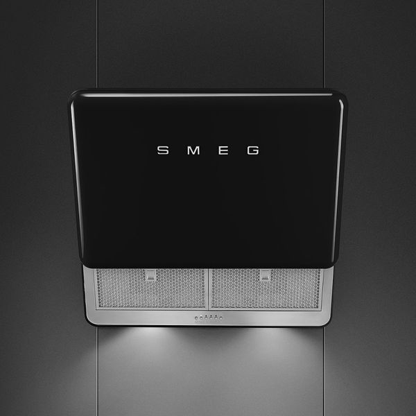Smeg KFAB75BL - серія 50'S RETRO STYLE - Витяжка настінна, 75 см, 797 м&sup3;/ч kfab75bl фото