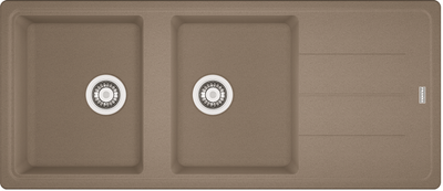 Кухонна мийка Franke Basis BFG 621 (114.0676.261) гранітна - врізна - оборотна - колір Мигдаль 114.0676.261 фото