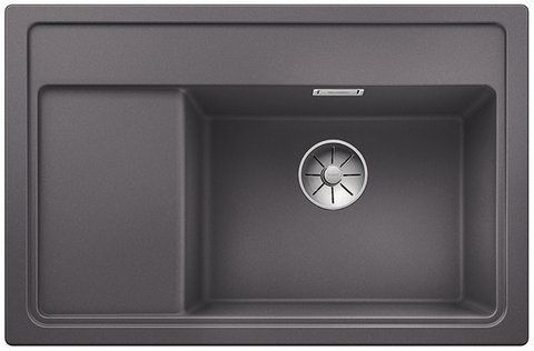 Кухонна мийка Blanco ZENAR XL 6 S Compact Silgranit&reg; колір вулканічний сірий - чаша справа, з кл.-авт. InFino (527368) монтаж на стільницю 527368 фото
