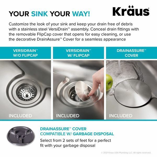 Кухонная мойка Kraus De KD1US33B фото
