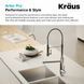 Смеситель для кухни с гибким изливом и функцией душа Kraus KPF-1603СH - Хром KPF-1603СH фото 47
