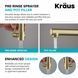 Смеситель для кухни с гибким изливом и функцией душа Kraus KPF-1603СH - Хром KPF-1603СH фото 52