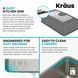 Кухонная мойка Kraus De KD1US33B фото 6