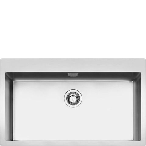 Smeg LFT77RS - серія UNIVERSAL - Мийка. Плаский край, сталь 0,9 мм, необоротна lft77rs фото