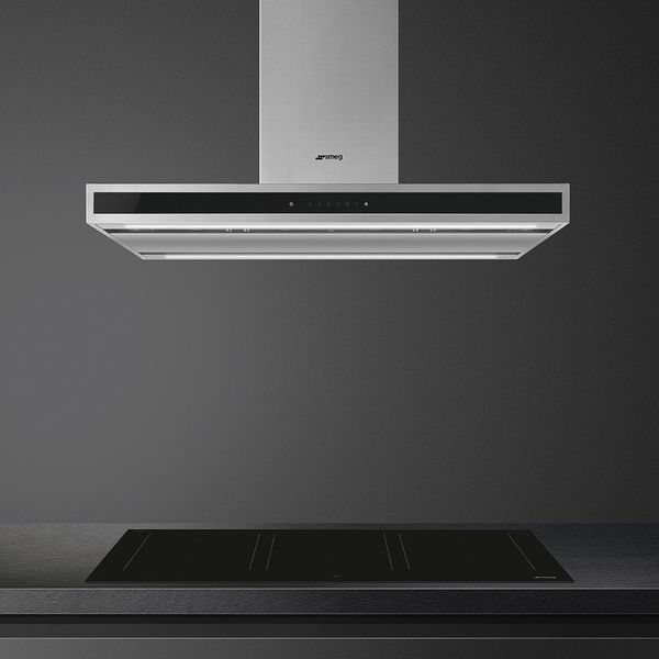 Smeg KLTI9L4X - серія UNIVERSAL - Витяжка острівна, 90 см, нержавіюча сталь klti9l4x фото