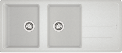 Кухонна мийка Franke Basis BFG 621 (114.0676.264) гранітна - врізна - оборотна - колір Білий 114.0676.264 фото