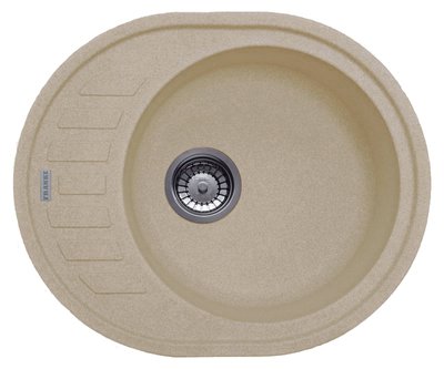 Кухонна мийка Franke Ronda ROG 611-62 (114.0381.071) гранітна - врізна - оборотна - колір Мигдаль 114.0381.071 фото