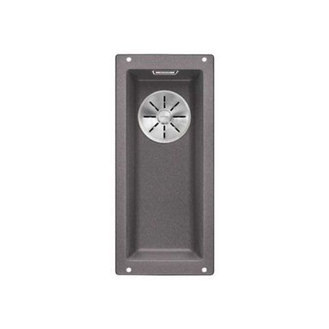 Кухонная мойка Blanco SUBLINE 160-U Silgranit&reg; цвет темная скала с отводной арматурой InFino (523397) монтаж под столешницу 523397 фото