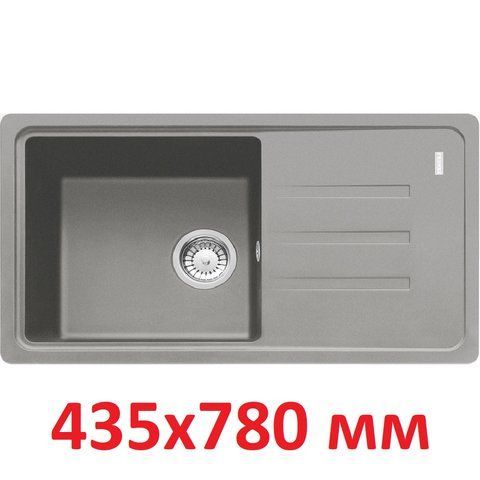 🟥 Кухонна мийка Franke Malta BSG 611-78 (114.0575.041) гранітна - врізна - оборотна - колір Сірий камінь 114.0575.041 фото