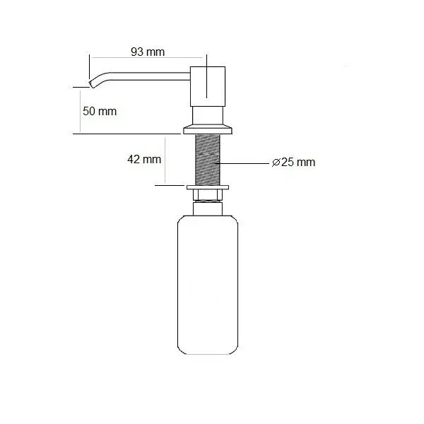 FASD 35 Inox (дозатор для мила) 8241.401.0431 8241.401.0431 8241.401.0431 фото