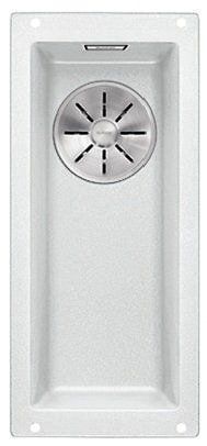 Кухонная мойка Blanco SUBLINE 160-U Silgranit&reg; цвет белый с отводной арматурой InFino (523400) монтаж под столешницу 523400 фото
