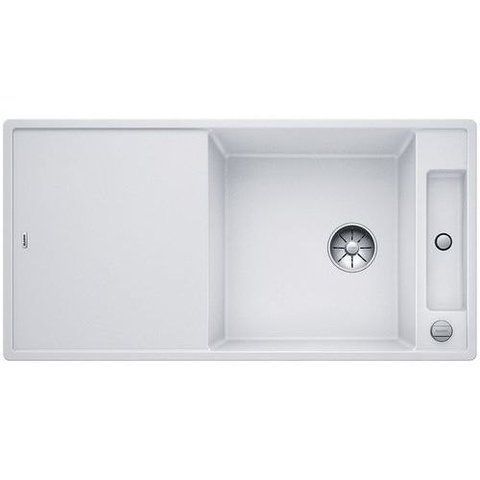 Кухонна мийка Blanco AXIA III XL 6 S Silgranit&reg; колір білий, столик для обробки ясен з кл.-авт. InFino (523504) монтаж на стільницю 523504 фото