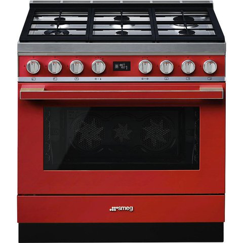 Smeg CPF9GPR - серія PORTOFINO - Варочний центр соло, 90 см, 1 Духовка, Soft Close cpf9gpr фото