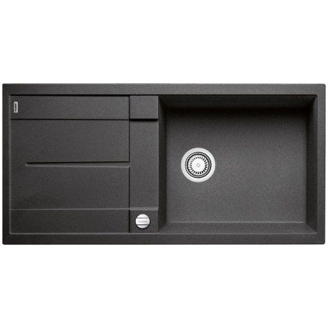 Кухонная мойка Blanco METRA XL 6 S-F Silgranit&reg; цвет антрацит, склапаном-автоматом (519150) монтаж в уровень со столешницей 519150 фото