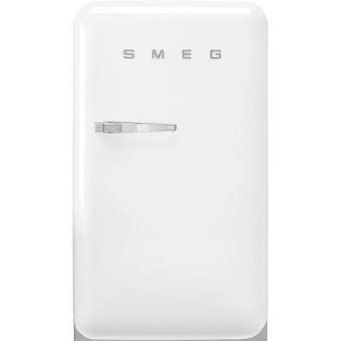 Smeg FAB10HRWH5 - серія 50'S RETRO STYLE - Мінібар однодверний соло, стиль 50', висота 97 см, правостороннє відкривання, білий FAB10HRWH5 фото