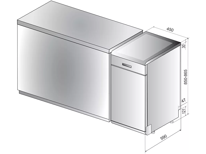 Посудомийна машина Whirlpool (WFE 2 B 19 X) WFE 2 B 19 X фото