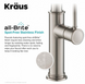Кухонный смеситель Kraus Sellette&trade; с гибким изливом и функцией душа (KPF-1683SFS) KPF-1683SFS фото 9
