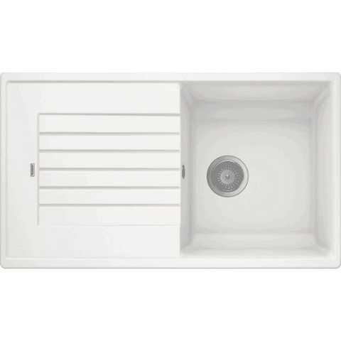 Кухонная мойка Blanco ZIA 5 S Silgranit&reg; цвет нежный белый (527204) монтаж на столешницу 527204 фото