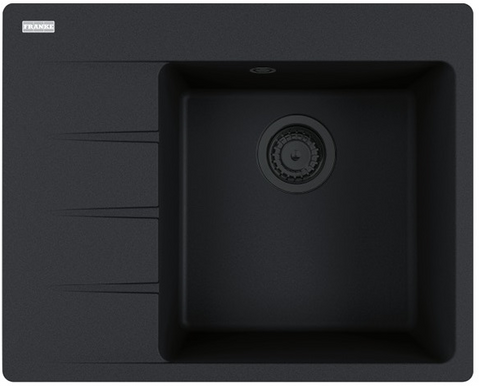 ⬛️ Кухонна мийка Franke Centro CNG 611-62 TL Black Edition (114.0699.240) гранітна - врізна - крило ліворуч - колір Чорний матовий 114.0699.240 фото