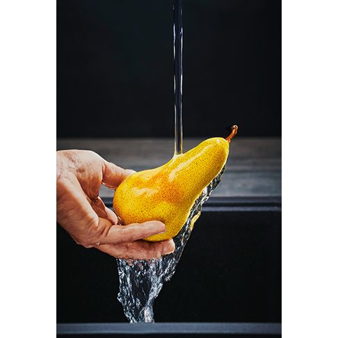 Кухонний змішувач Franke Icon з витяжним виливом та функцією душу з ламінарним потоком води (115.0625.188) Хром 115.0625.188 фото