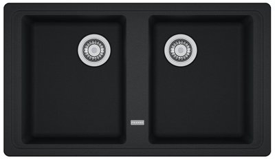 Кухонна мийка Franke Basis BFG 620 (114.0363.940) гранітна - врізна - оборотна - колір Онікс 114.0363.940 фото