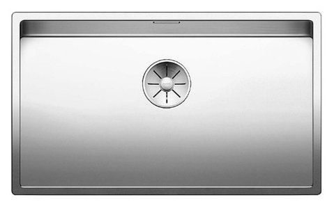 Кухонная мойка Blanco CLARON 700-U нержавеющая сталь с зеркальной полировкой с отводной арматурой InFino (521581) монтаж под столешницу 521581 фото