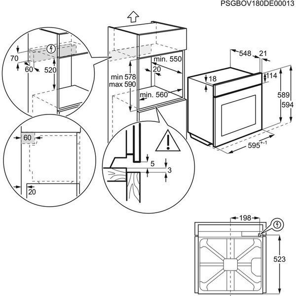 Духова шафа Electrolux (EOE7P31Z) EOE7P31Z фото
