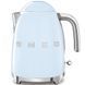 Smeg KLF03PBEU - серія 50'S RETRO STYLE - Чайник електричний, 1,7л, колір пастельно-блакитний KLF03PBEU фото 1