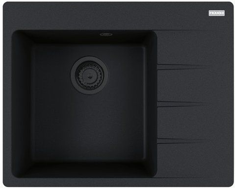 ⬛️ Кухонна мийка Franke Centro CNG 611-62 TL Black Edition (114.0699.242) гранітна - врізна - крило праворуч - колір Чорний матовий 114.0699.242 фото