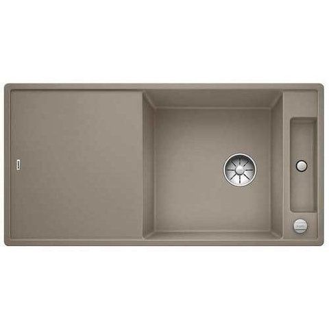 Кухонна мийка Blanco AXIA III XL 6 S Silgranit&reg; колір сірий беж, дошка скло з кл.-авт. InFino (523517) монтаж на стільницю 523517 фото
