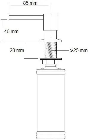 FASD 41 Graphite (дозатор для мила) 8241.401.0941 8241.401.0941 8241.401.0941 фото