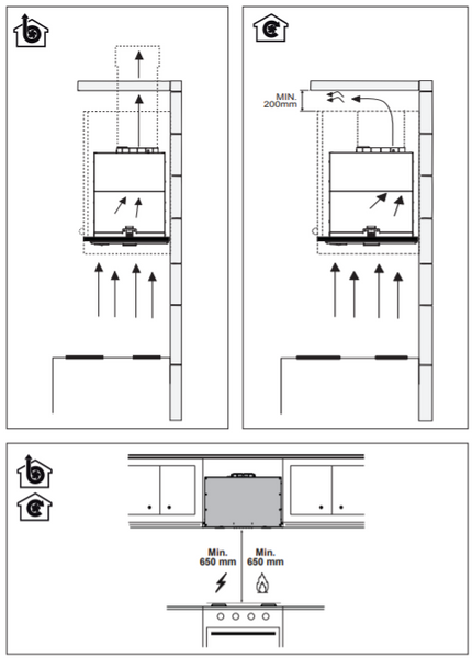 🟥 Кухонная вытяжка Franke Box Flush EVO FBFE BK MATT A52 (305.0665.364) Чёрный матовый встраиваемая полностью 52 см 305.0665.364 фото
