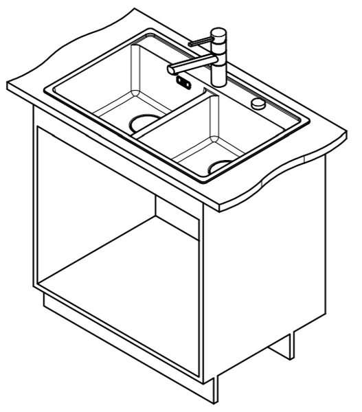 Кухонна мийка Franke Maris MRG 620 TL (114.0661.785) гранітна - врізна - колір Білий 114.0661.785 фото
