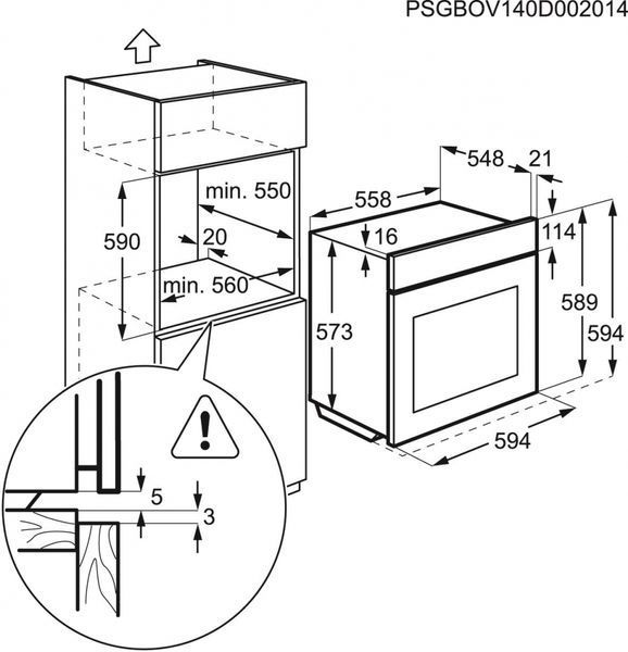Духова шафа Electrolux (EOA5220AOR) EOA5220AOR фото