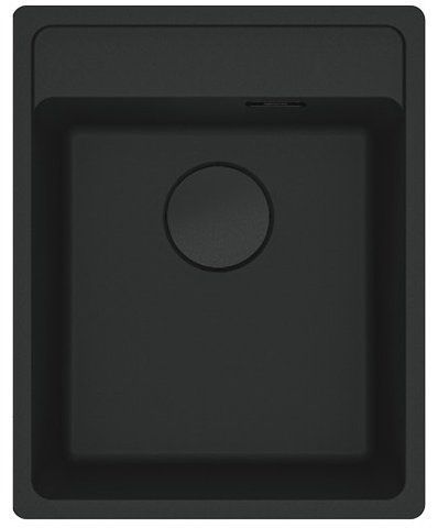 ⬛️ Кухонная мойка Franke Maris MRG 610-37&nbsp;TL&nbsp;Black Edition (114.0699.230) гранитная - врезная - цвет Черный&nbsp;матовый 114.0699.230 фото