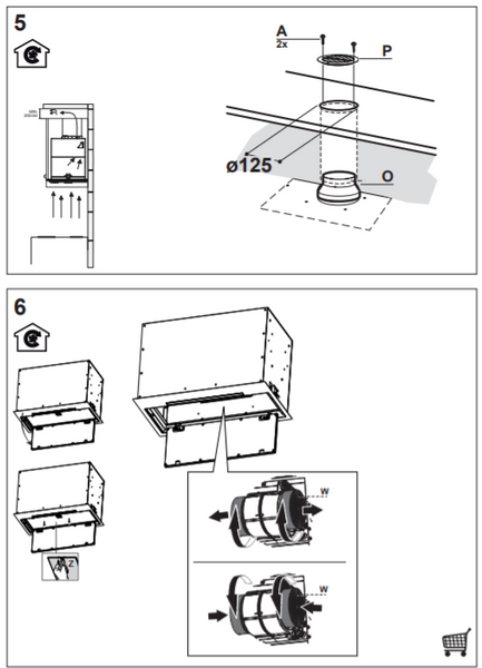 Кухонна витяжка Franke Box Flush EVO FBFE WH MATT A52 (305.0665.366) Білий матовий вбудована повністю 52 см 305.0665.366 фото