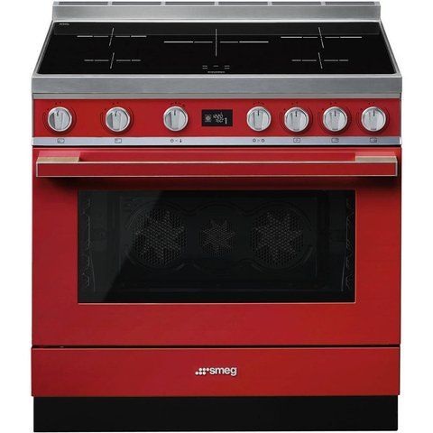 Smeg CPF9IPR - серія PORTOFINO - Варочний центр соло, 90 см, 1 Духовка, індукційна панель, Soft Close cpf9ipr фото