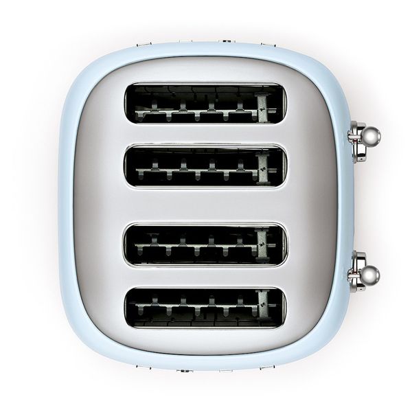 Smeg TSF03PBEU - серія 50'S RETRO STYLE - Тостер електричний на 4 тости (4х4), колір пастельно-блакитний TSF03PBEU фото