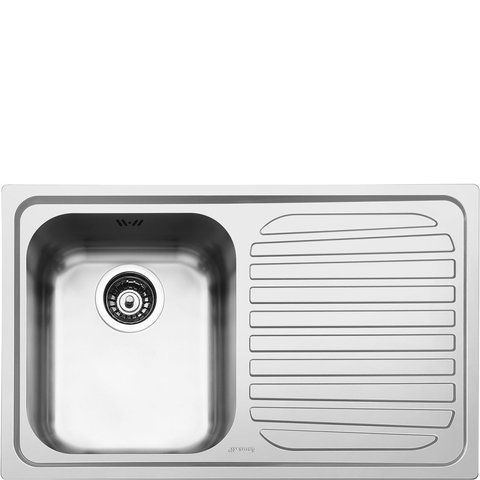 Smeg SP791D-2 - серія OMNI - Мийка. Встановлення з бортиком 8 мм, необоротна, крило праворуч sp791d-2 фото