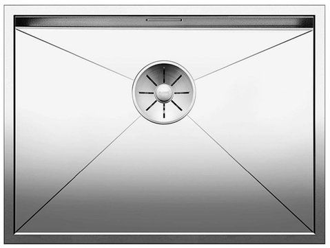 Кухонна мийка Blanco ZEROX 550-U неіржавна сталь із дзеркальним поліруванням (521591) монтаж під стільницю 521591 фото