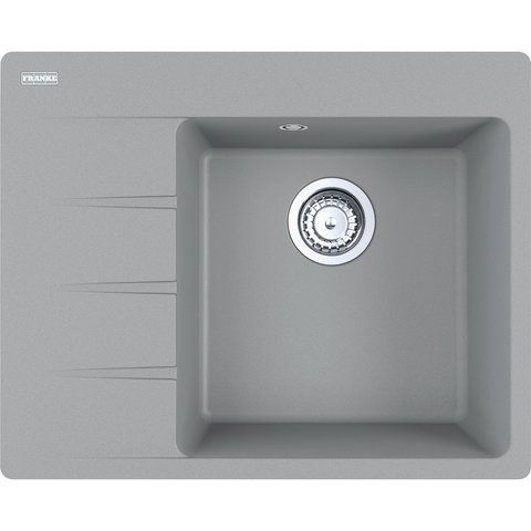 🟥 Кухонна мийка Franke Centro CNG 611-62 TL (114.0630.453) гранітна - врізна - крило ліворуч - колір Сірий камінь 114.0630.453 фото