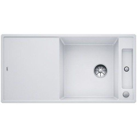 Кухонна мийка Blanco AXIA III XL 6 S-F Silgranit&reg; колір білий, дошка ясен з кл.-авт. InFino (523523) монтаж у рівень зі стільницею 523523 фото