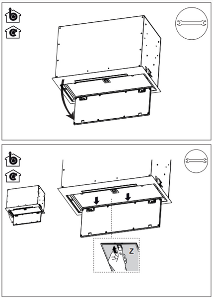 🟥 Кухонная вытяжка Franke Box Flush EVO FBFE WH MATT A70 (305.0665.367) Белый матовый встроенная полностью 70 см 305.0665.367 фото