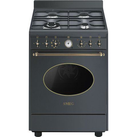 Smeg CO60GMA - серія COLONIALE- Варильний центр соло, 60 см, 1 Духовка, колір антрацит CO60GMA фото