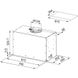 Кухонна витяжка Franke Box Flush EVO FBFE WH MATT A70 (305.0665.367) Білий матовий вбудована повністю 70 см 305.0665.367 фото 2