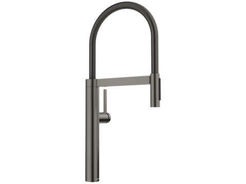 Кухонний змішувач Blanco з витяжним виливом, з функцією душу CULINA-S II satin dark steel (527465) 527465 фото