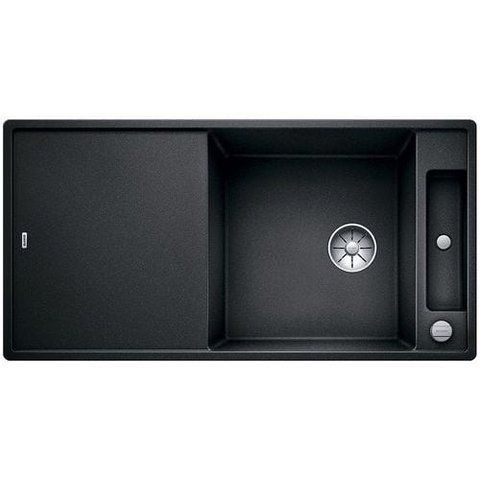 Кухонна мийка Blanco AXIA III XL 6 S-F Silgranit&reg; колір антрацит, дошка скло з кл.-авт. InFino (523526) монтаж у рівень зі стільницею 523526 фото